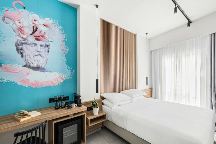 Imagen de la habitación del Hotel The Q, Atenas. Foto 16