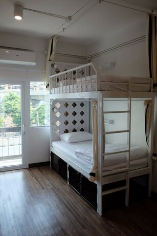 Imagen de la habitación del Hotel The Quarter Bangkok Poshtel and Coworking - Hostel. Foto 28