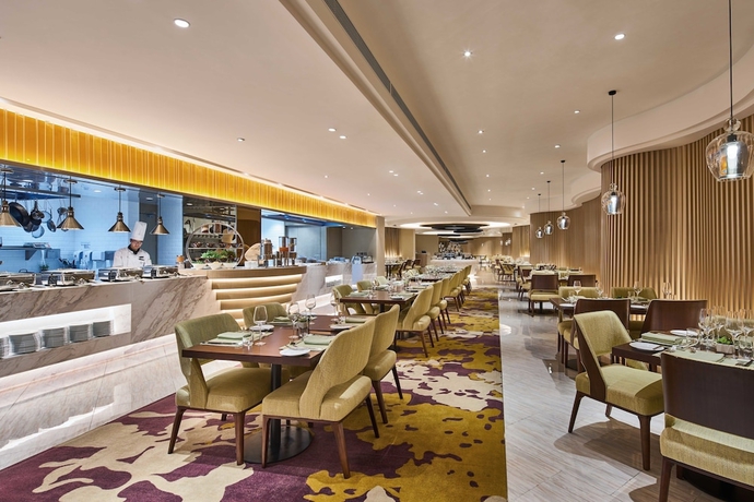 Imagen del bar/restaurante del Hotel The Qube Hotel Shanghai Hongqiao. Foto 2