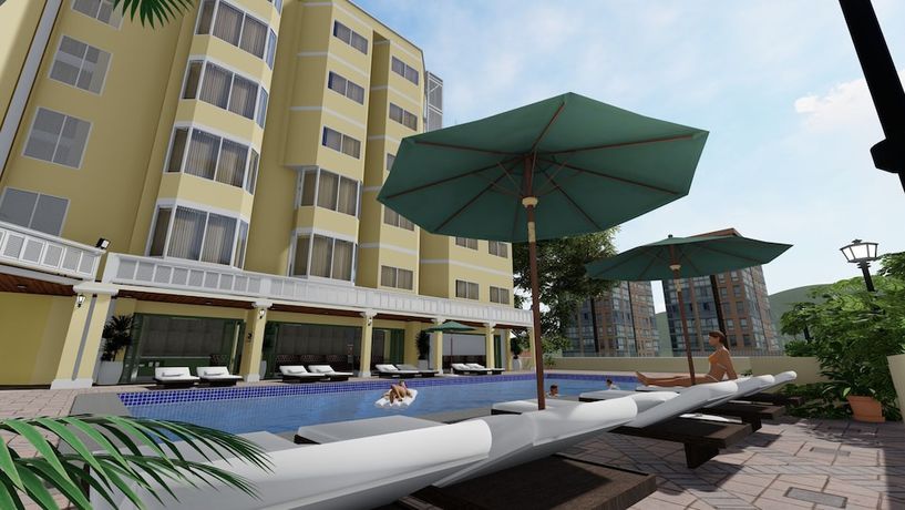 Imagen de la piscina del Hotel The Raintree Chiangmai. Foto 11