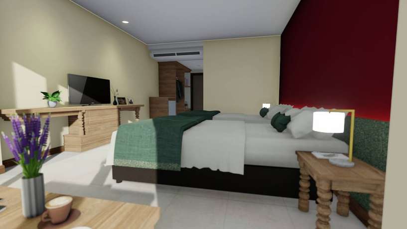 Imagen de la habitación del Hotel The Raintree Chiangmai. Foto 9