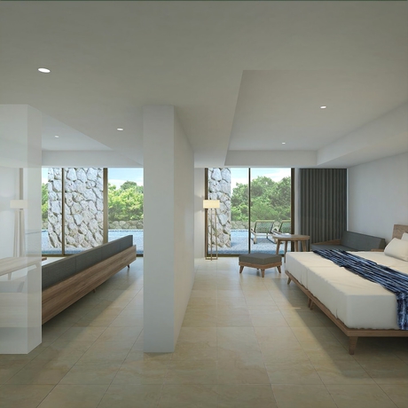 Imagen de la habitación del Hotel The Rescape. Foto 2