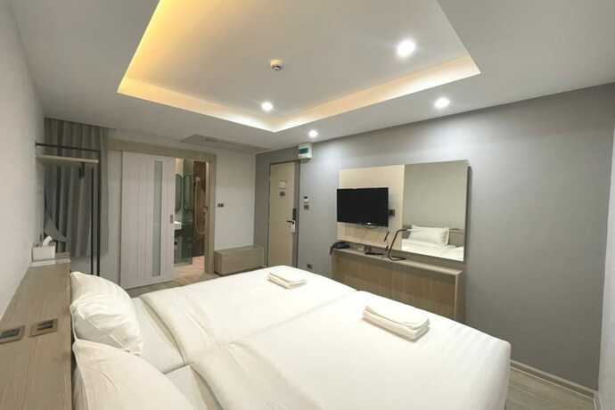 Imagen de la habitación del Hotel The Riski Hotel @ Bangphlat Station SHA. Foto 14