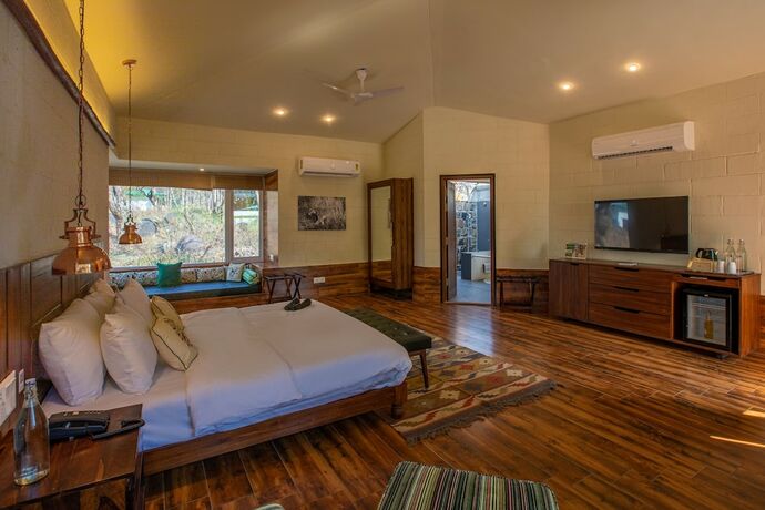 Imagen de la habitación del Hotel The Riverwood Forest Retreat-Kanha. Foto 16