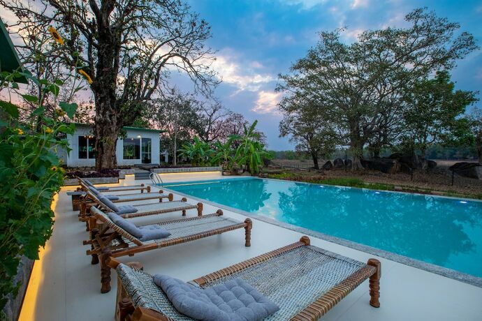 Imagen general del Hotel The Riverwood Forest Retreat-Kanha. Foto 11