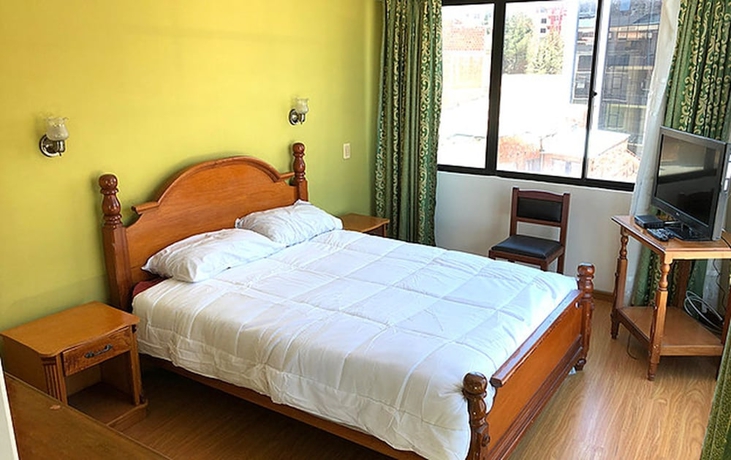 Imagen de la habitación del Hotel The Rooftop Hostel Bolivia. Foto 5