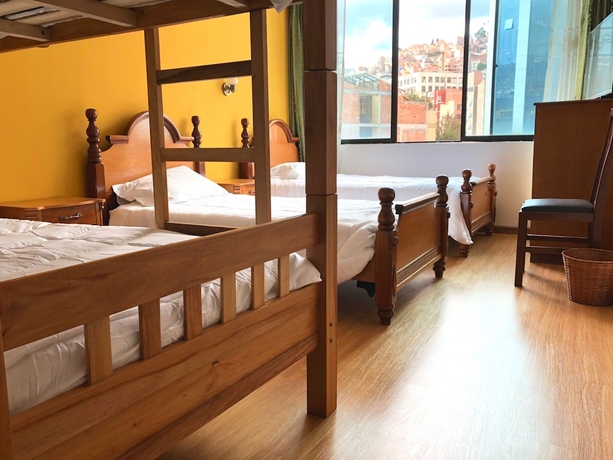 Imagen de la habitación del Hotel The Rooftop Hostel Bolivia. Foto 16