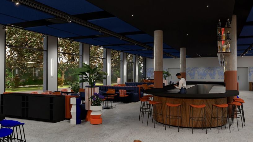 Imagen del bar/restaurante del Hotel The Ruck. Foto 3