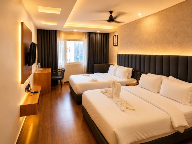 Imagen de la habitación del Hotel The Saffron, Bhubaneshwar. Foto 4