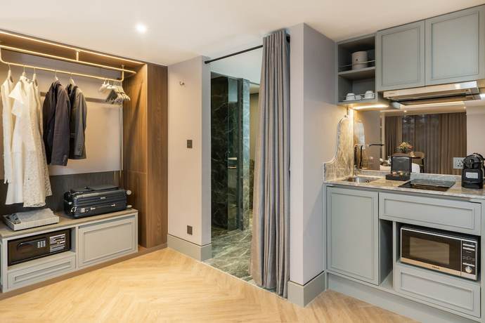 Imagen de la habitación del Hotel The Salil Riverside Bangkok. Foto 6