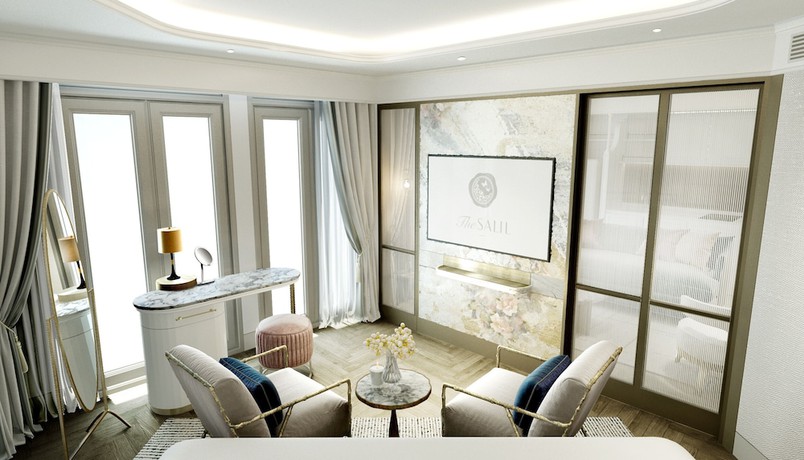 Imagen de la habitación del Hotel The Salil Riverside Bangkok. Foto 8