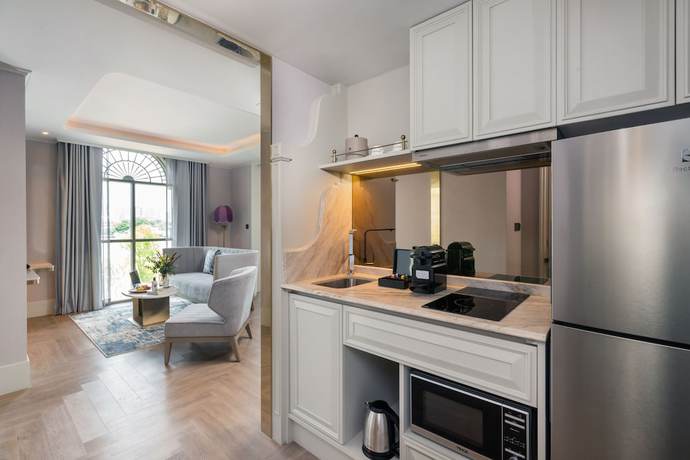 Imagen de la habitación del Hotel The Salil Riverside Bangkok. Foto 17