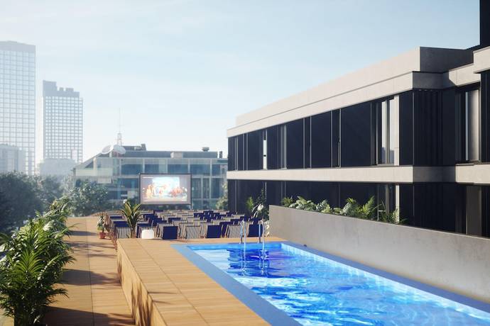 Imagen de la habitación del Hotel The Social Hub Barcelona Poblenou. Foto 6