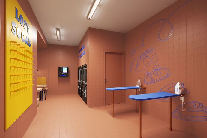 Imagen de los interiores del Hotel The Social Hub Delft. Foto 16