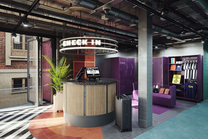 Imagen de los interiores del Hotel The Social Hub Madrid 4 star. Foto 17