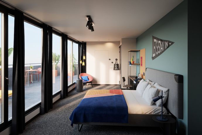 Imagen de la habitación del Hotel The Social Hub Madrid 4 star. Foto 11