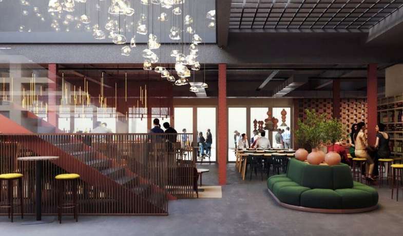 Imagen del bar/restaurante del Hotel The Social Hub Madrid 4 star. Foto 4