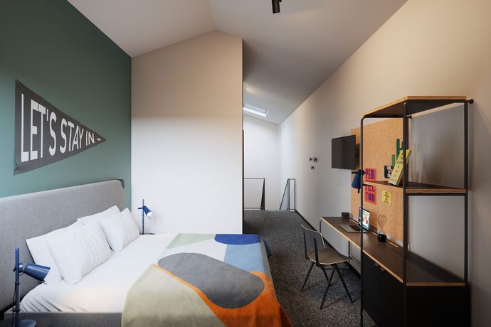 Imagen de la habitación del Hotel The Social Hub Madrid. Foto 15