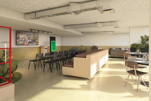 Imagen de los interiores del Hotel The Social Hub Porto. Foto 5