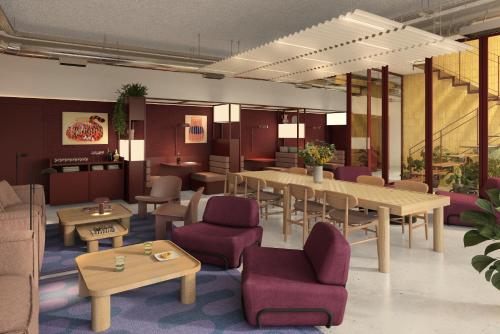 Imagen de los interiores del Hotel The Social Hub Porto. Foto 7