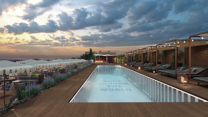Imagen de la piscina del Hotel The Social Hub Rome. Foto 20
