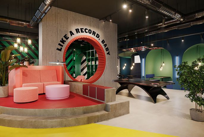 Imagen de los interiores del Hotel The Social Hub Vienna. Foto 11