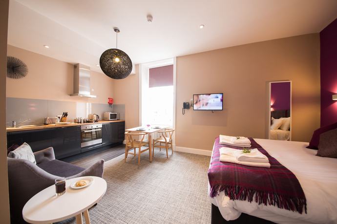Imagen de la habitación del Hotel The Spires Serviced Apartments Edinburgh. Foto 15