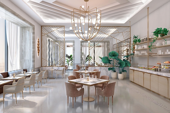 Imagen del bar/restaurante del Hotel The St. Regis Dubai, The Palm. Foto 2