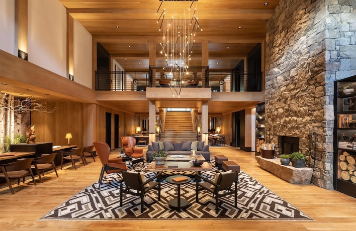 Imagen de los interiores del Hotel The Sylvan Lodge at Snake River Sporting Club. Foto 14