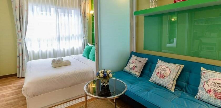 Imagen de la habitación del Hotel The Trust Huahin Condo Garden View By Dome. Foto 31