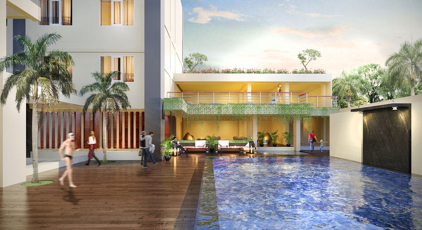 Imagen de la piscina del Hotel The Vasini. Foto 16