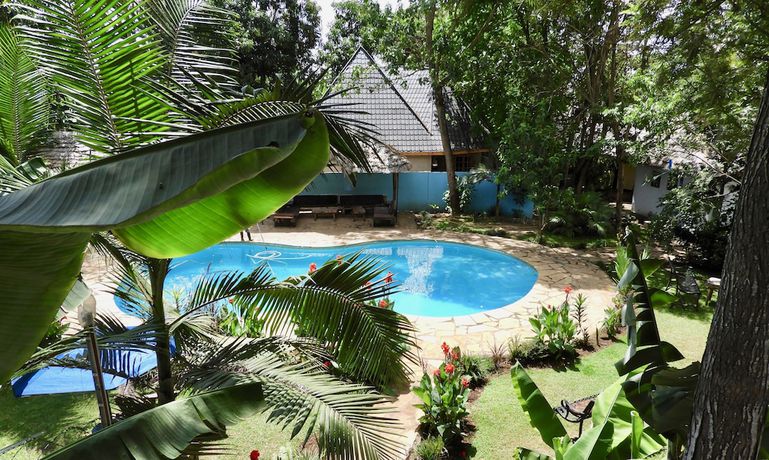 Imagen de la piscina del Hotel The Vijiji Center Lodge and Safari. Foto 19