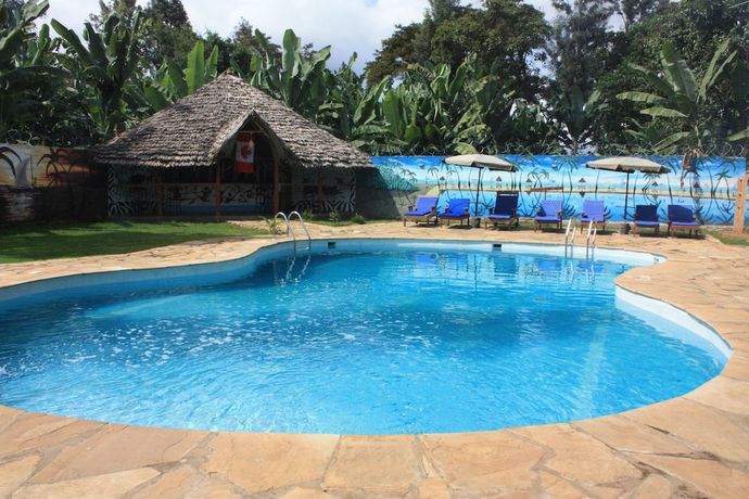 Imagen de la piscina del Hotel The Vijiji Center Lodge and Safari. Foto 20