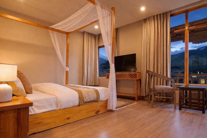 Imagen de la habitación del Hotel The Vintage Villas Resort Ladakh - Luxury Stay with Mountain Views. Foto 3