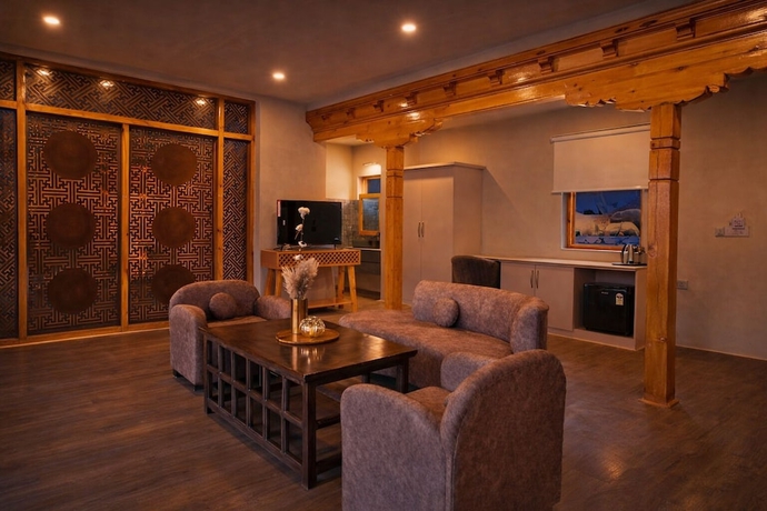 Imagen de la habitación del Hotel The Vintage Villas Resort Ladakh - Luxury Stay with Mountain Views. Foto 12