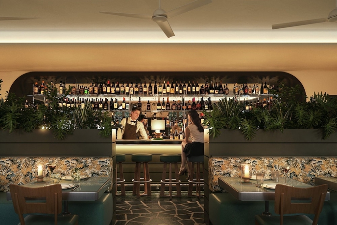 Imagen del bar/restaurante del Hotel The Warbler. Foto 2