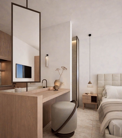Imagen de la habitación del Hotel The Wave, Karousades. Foto 11