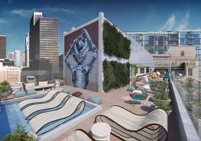 Imagen general del Hotel The Wayfarer Downtown La, Tapestry Collection By Hilton. Foto 8