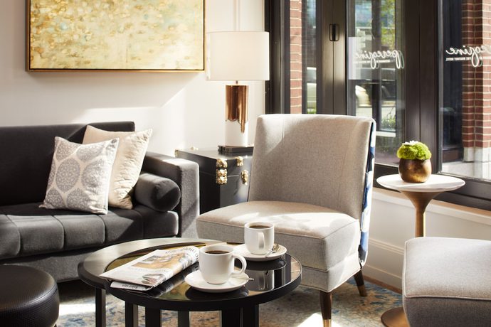 Imagen de los interiores del Hotel The Whitney, Boston. Foto 11