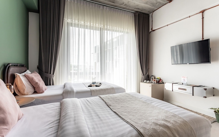 Imagen de la habitación del Hotel The Wood. Foto 5