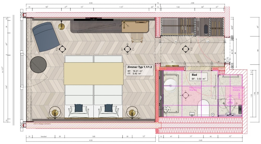 Imagen de la habitación del Hotel The Yarn, Horgen. Foto 10