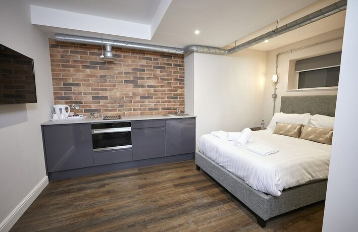 Imagen de la habitación del Hotel Three Cranes Serviced Apartments. Foto 15