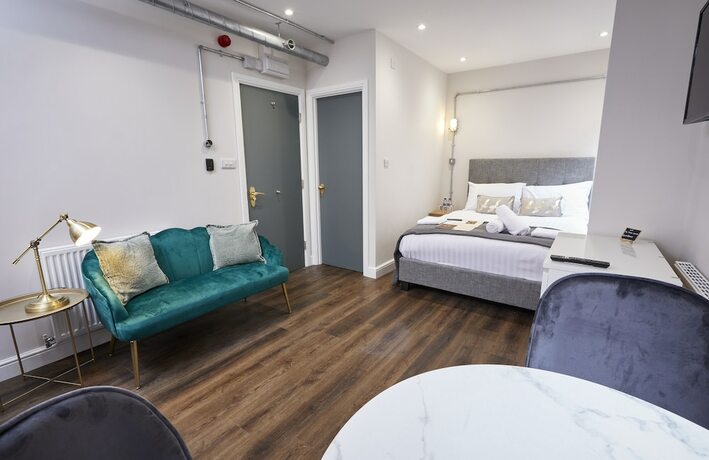 Imagen de la habitación del Hotel Three Cranes Serviced Apartments. Foto 16
