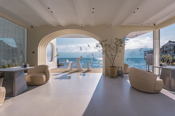Imagen de los interiores del Hotel Three types of cloud river snow shops. Foto 12