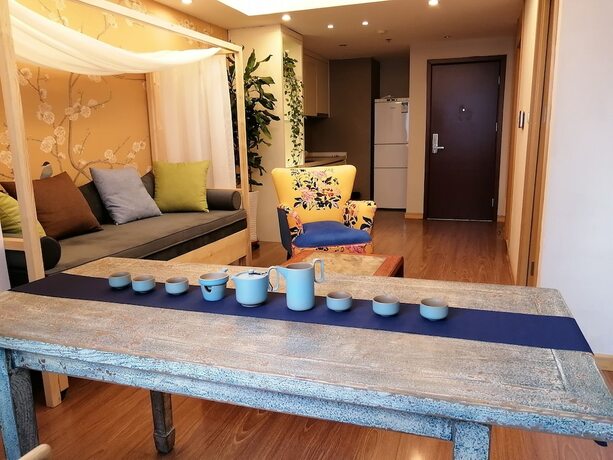 Imagen de la habitación del Hotel Tianjin G'apartment. Foto 28