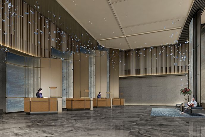 Imagen de los interiores del Hotel Tianjin Marriott National Convention And Exhibition Center. Foto 18