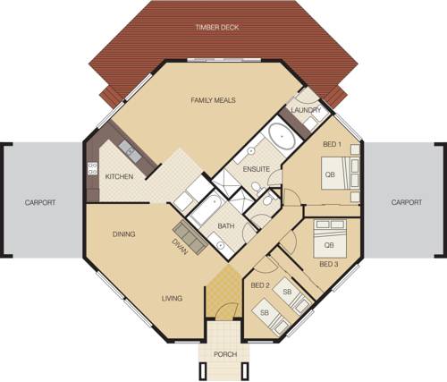 Imagen de la habitación del Hotel Tindarra Resort. Foto 2