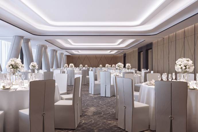 Imagen de los interiores del Hotel Tirana Marriott. Foto 12