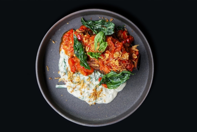 Imagen del bar/restaurante del Hotel Titik Dua Ubud. Foto 6