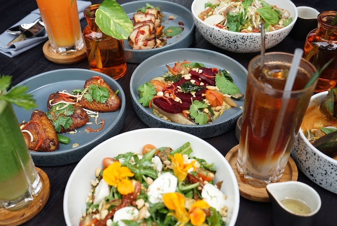 Imagen del bar/restaurante del Hotel Titik Dua Ubud. Foto 11